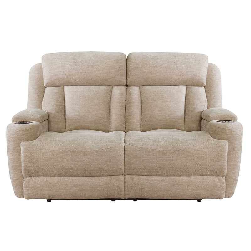 Parker Living Dalton - Lucky Fawn Power Reclining Sofa and Loveseat