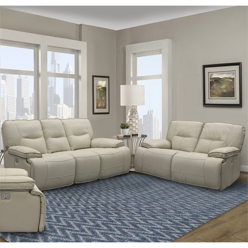 Parker Living Spartacus - Oyster Power Reclining Sofa and Loveseat