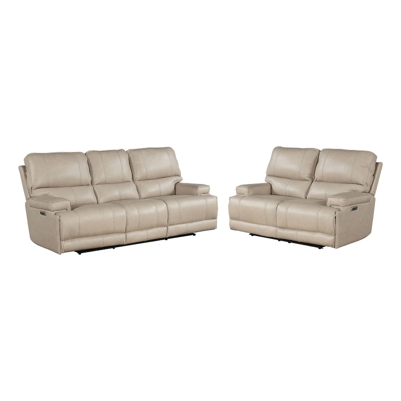 Parker Living Whitman Verona Linen Power Reclining Sofa and Loveseat