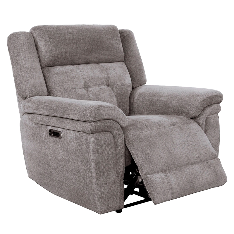 Parker Living Richland - Bristol Grey Power Reclining Sofa and Two Recliners