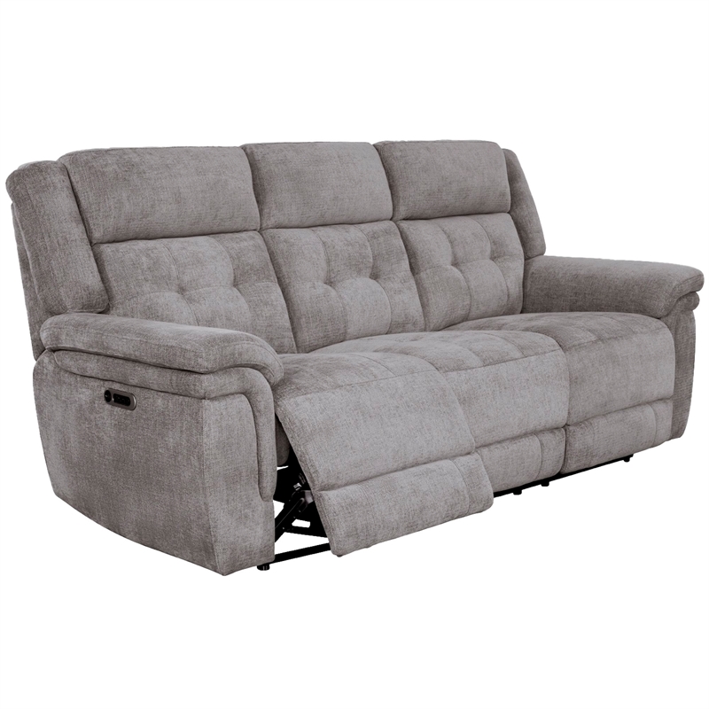 Parker Living Richland - Bristol Grey Power Reclining Sofa and Two Recliners
