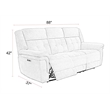 Parker Living Richland - Bristol Grey Power Reclining Sofa and Two Recliners