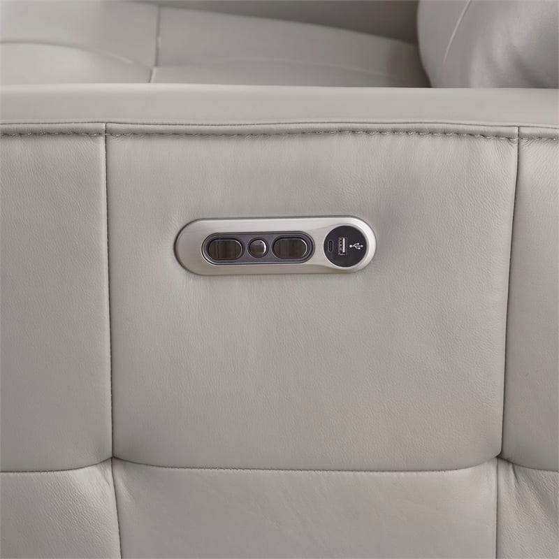 Parker Living Canterbury Pewter 6 Piece Zero Gravity Power Reclining Sectional