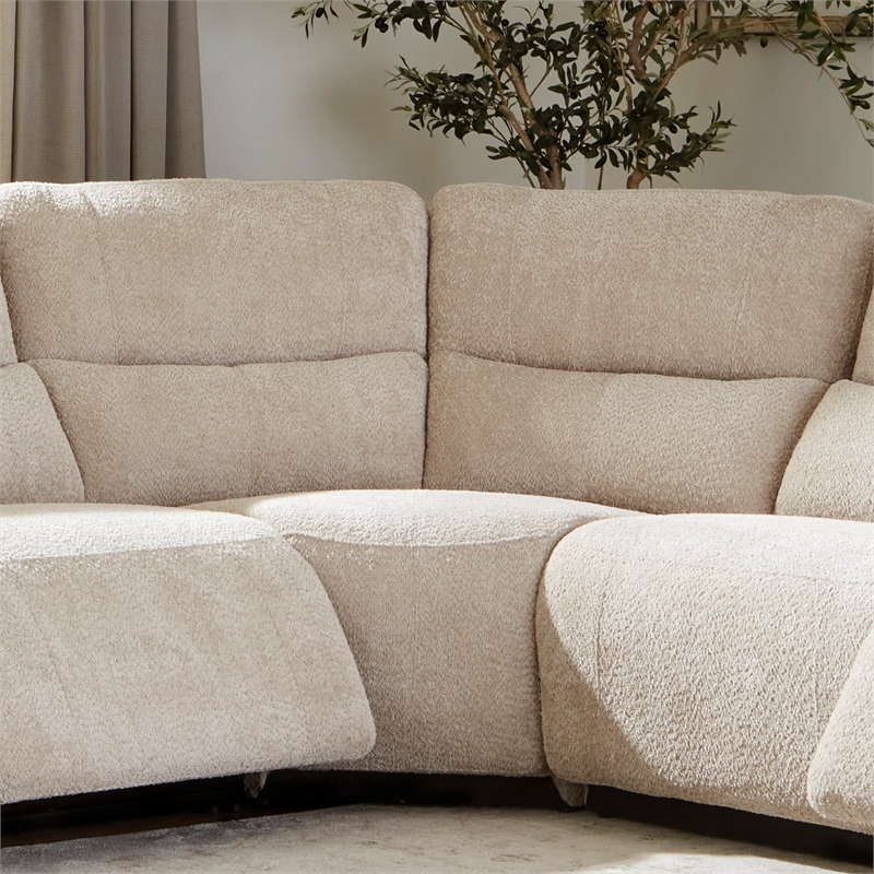 Parker Living Modesto Buttercream 6 Piece Power Reclining Sectional