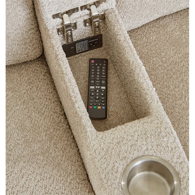 Parker Living Modesto Buttercream 7 Piece Modular Power Reclining Sectional