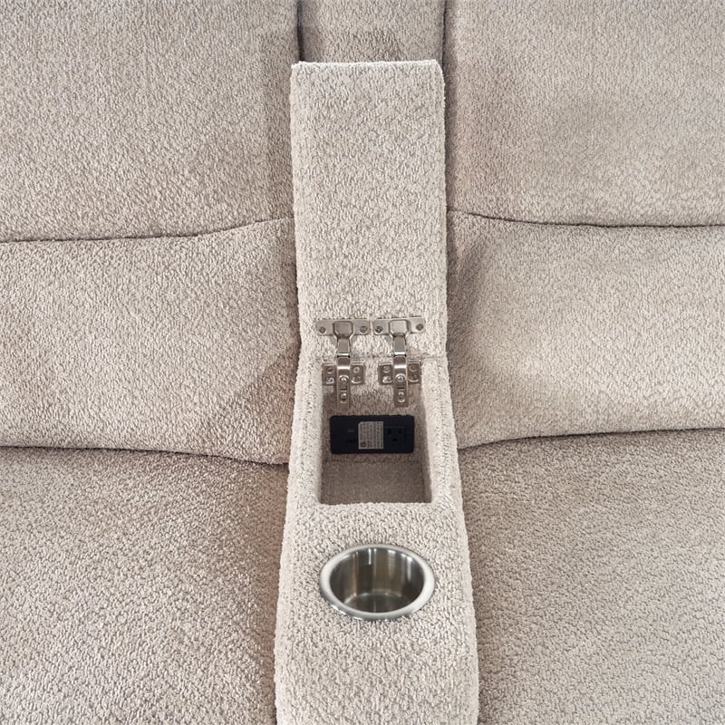 Parker Living Modesto Buttercream 7 Piece Modular Power Reclining Sectional