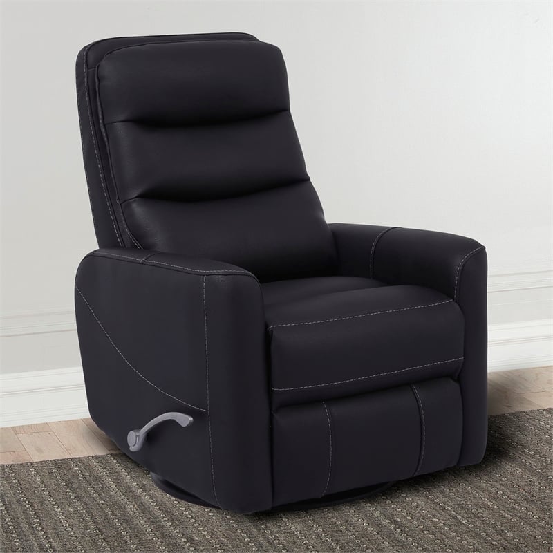Parker Living Hercules - Black Swivel Glider Recliner Two Pack