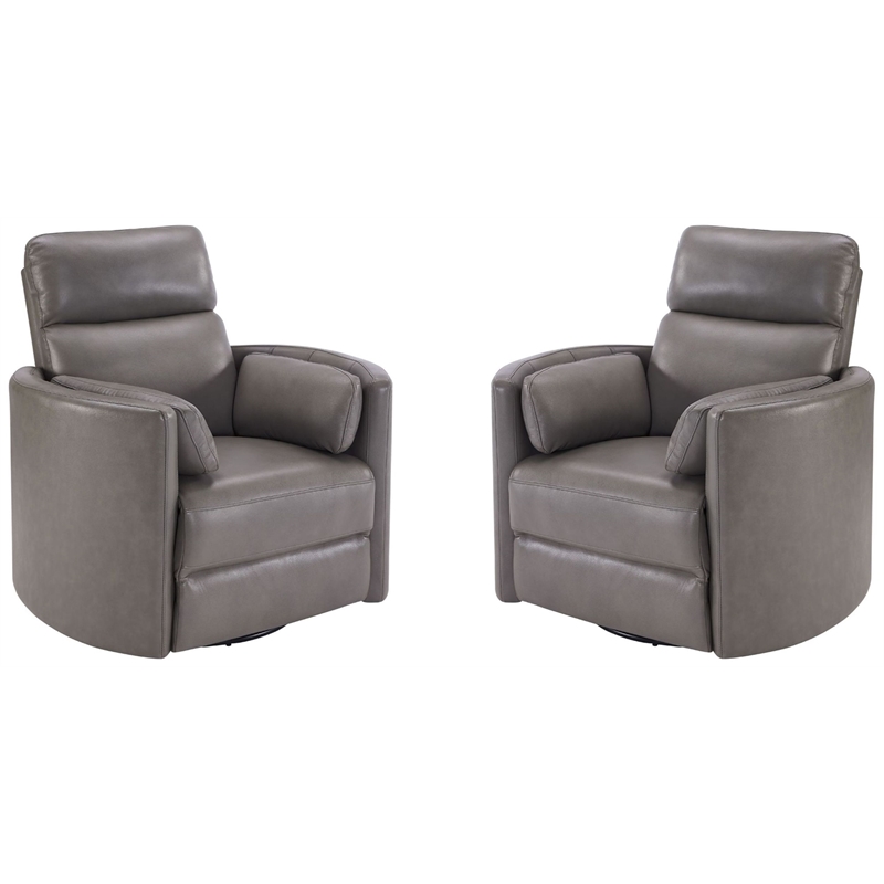 Parker Living Radius - Florence Heron - Power Swivel Glider Recliner Two Pack