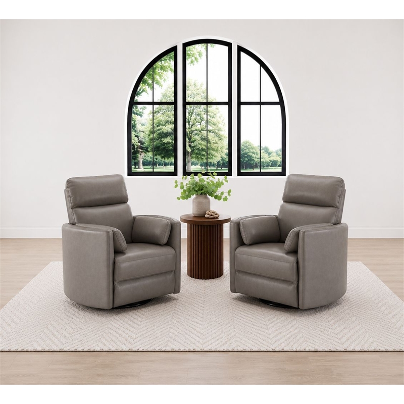 Parker Living Radius - Florence Heron - Power Swivel Glider Recliner Two Pack