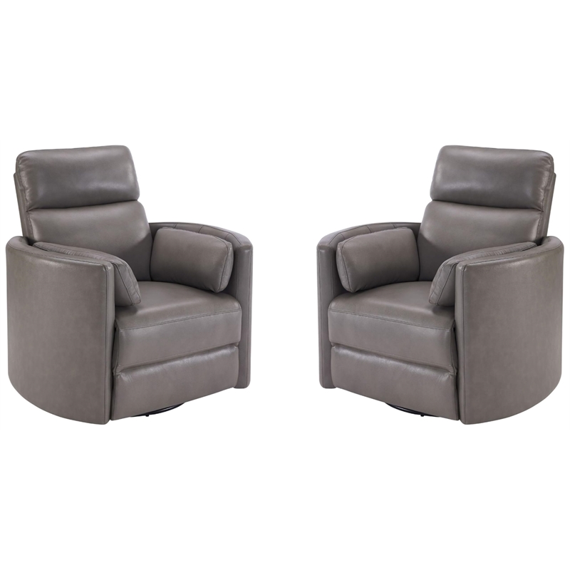 Parker Living Radius - Florence Heron - Power Swivel Glider Recliner Two Pack