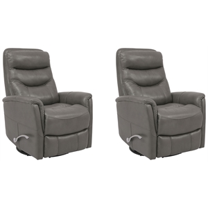 Parker Living Gemini - Ice Swivel Glider Recliner Two Pack