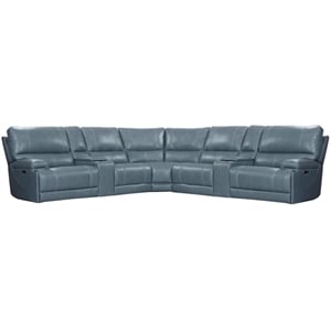 Whitman Azure Freemotion 7 Piece Power Reclining Adjustable Headrests Sectional