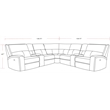 Polaris Kahlua 7 Piece Power Reclining Adjustable Headrests Sectional