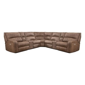 polaris kahlua 7 piece power reclining adjustable headrests sectional