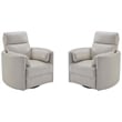 Parker Living Radius - Florence Ivory - Power Swivel Glider Recliner Two Pack