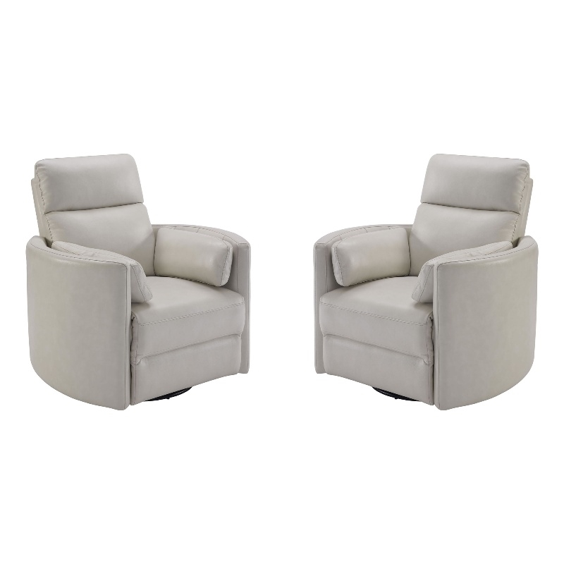 Parker Living Radius - Florence Ivory - Power Swivel Glider Recliner Two Pack