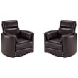 Parker Living Radius - Florence Brown - Power Swivel Glider Recliner Two Pack