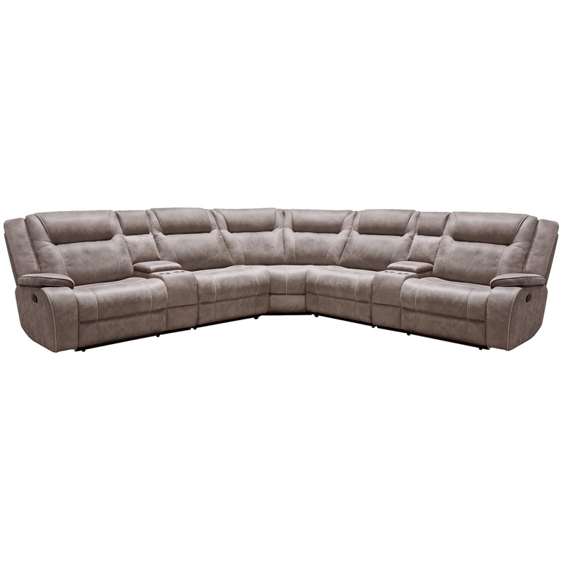 Parker Living Blake - Desert Taupe 7 Piece Reclining Sectional