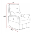 Parker Living Gemini - Truffle Power Swivel Glider Recliner Two Pack