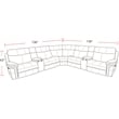 Mason - Charcoal 7 Piece Power Reclining Sectional Adjustable Headrests