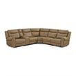 Parker Living Momentum Cashew 6 Piece Power Reclining Headrests Sectional