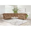 Parker Living Momentum Cashew 6 Piece Power Reclining Headrests Sectional