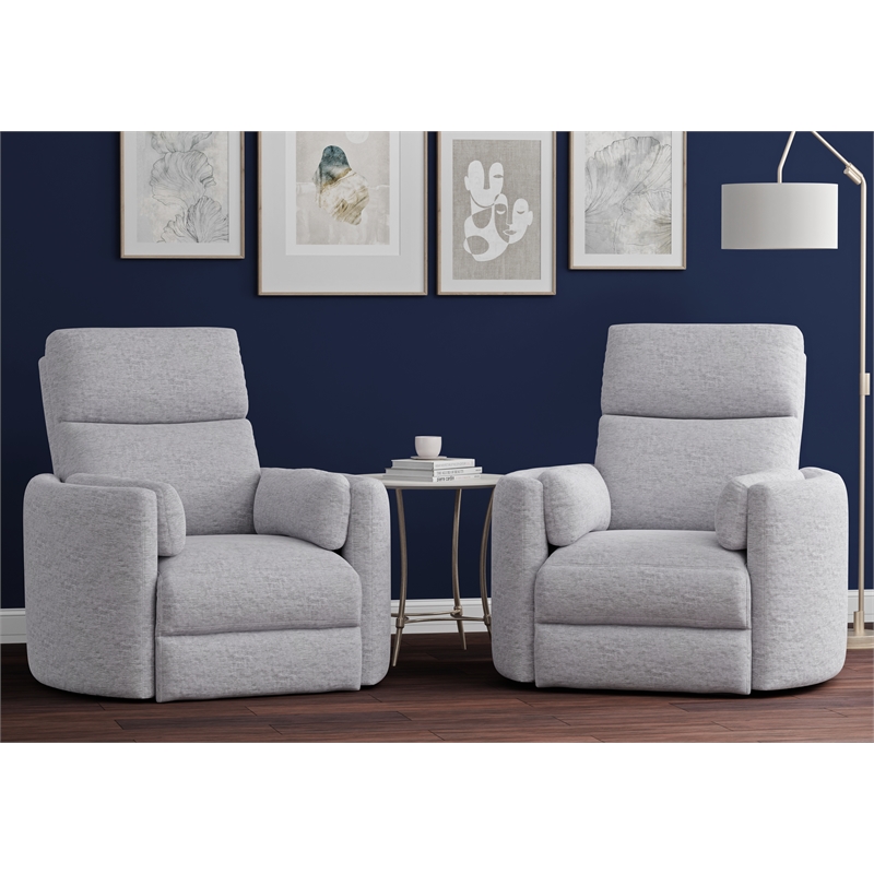 Parker Living Radius - Mineral Power Swivel Glider Recliner Two Pack