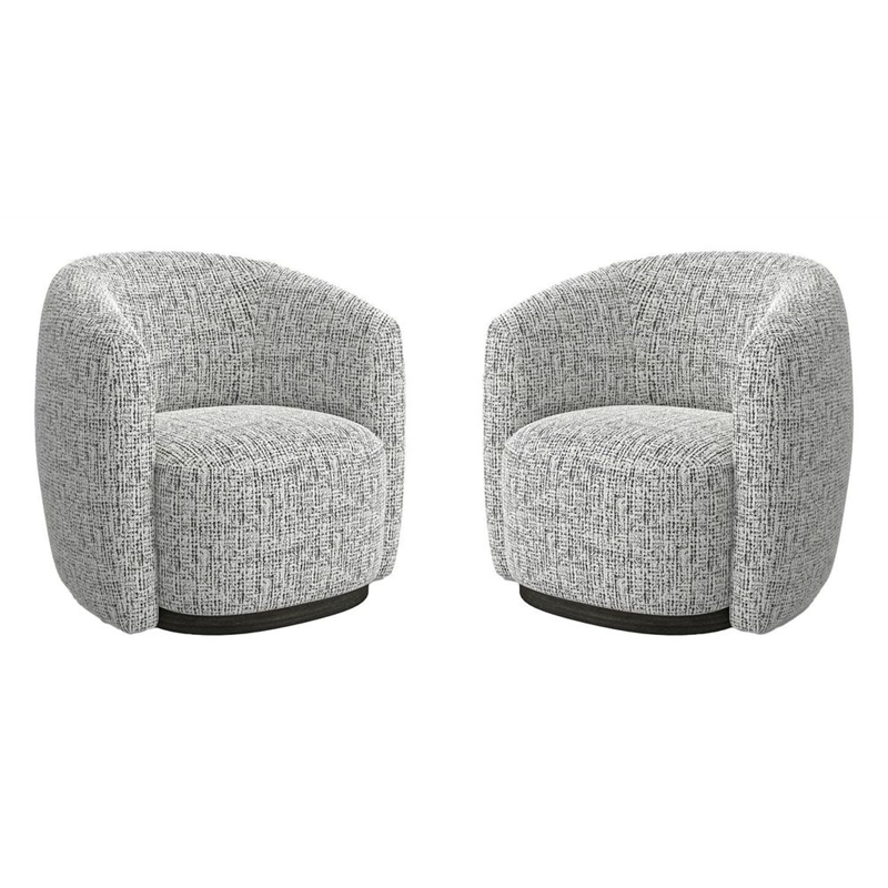 Parker Living Tatum - Nightshade Swivel Accent Chair Two Pack