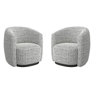 Parker Living Tatum - Nightshade Swivel Accent Chair Two Pack