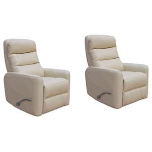 Parker Living Hercules - Oyster Swivel Glider Recliner Two Pack