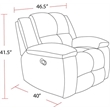 Parker Living Buster Opal Taupe Recliner Two Pack