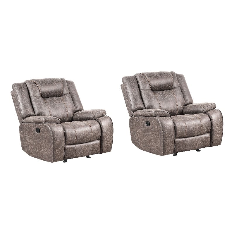 Parker Living Blake Desert Taupe Glider Recliner Two Pack