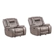 Parker Living Blake Desert Taupe Glider Recliner Two Pack