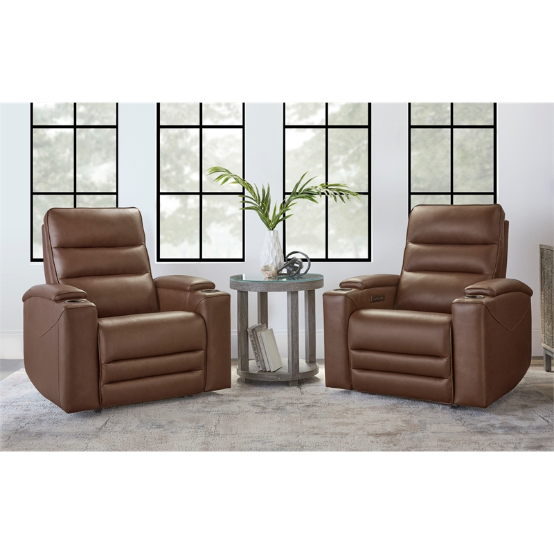 Parker Living Nexus Autumn Umber Power Zero Gravity Recliner Two Pack