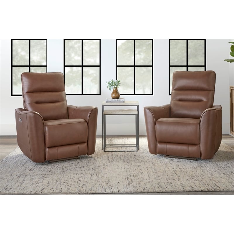 Parker Living Taylor Brazilian Cocoa Power Zero Gravity Recliner Two Pack