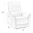Parker Living Taylor Brazilian Cocoa Power Zero Gravity Recliner