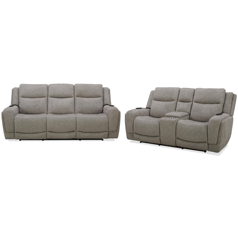 Parker Living Penfield Frappe Power Reclining Sofa and Loveseat