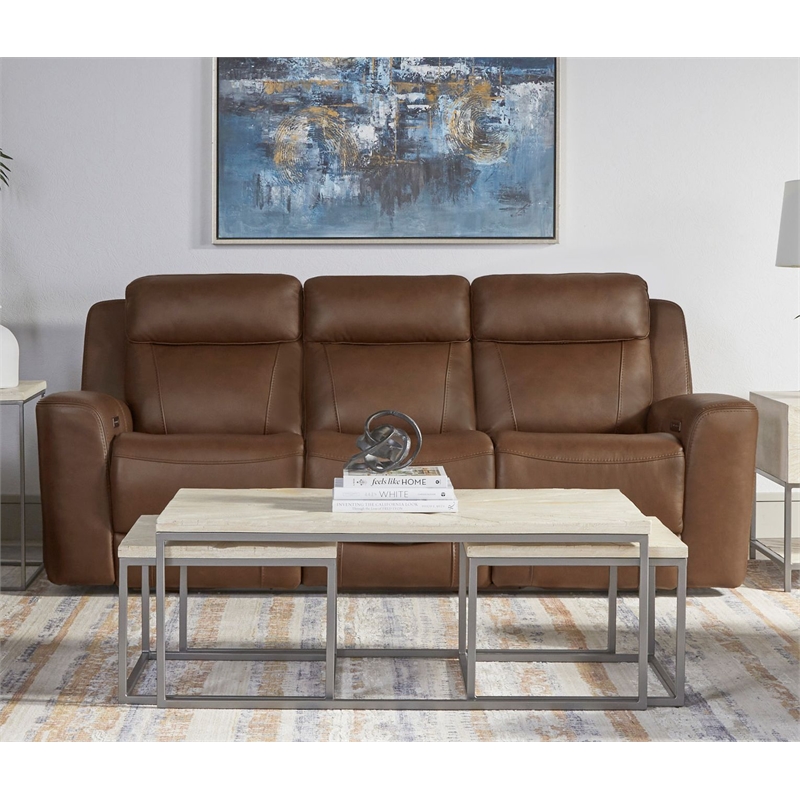 Parker Living Calgary Autumn Umber Power Reclining Sofa and Recliner