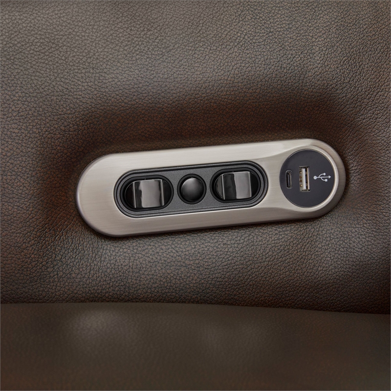 Parker Living Remmington Auburn Power Swivel Glider Recliner Two Pack