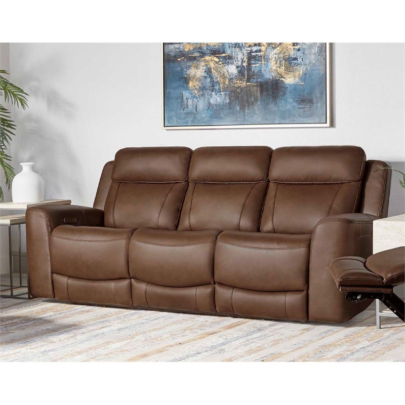 Parker Living Calgary Autumn Umber Power Reclining Sofa and 2 Recliners