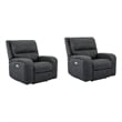 Parker Living Polaris Slate Power Recliner Two Pack