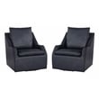 Parker Living Asher Steamboat Marine Swivel Accent Chair Two Pack