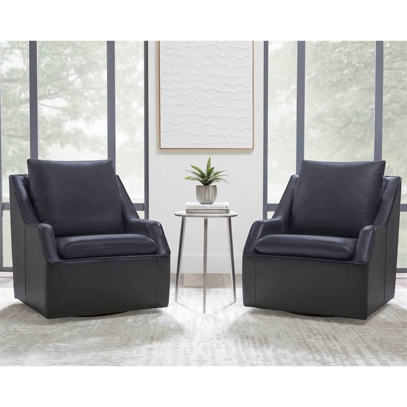 Parker Living Asher Steamboat Marine Swivel Accent Chair Two Pack