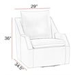 Parker Living Asher Steamboat Marine Swivel Accent Chair Two Pack