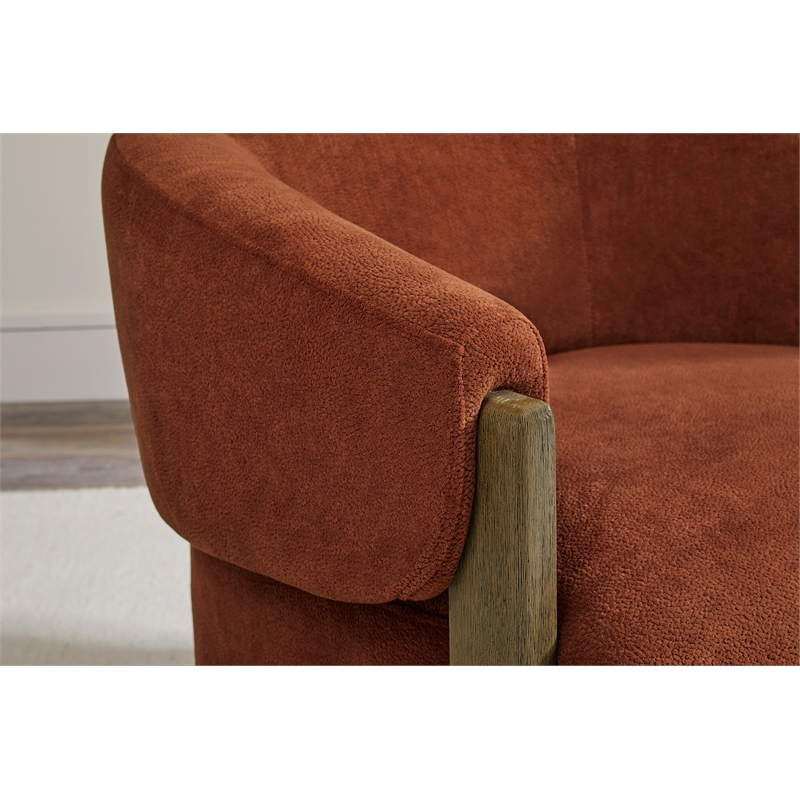 Parker Living Finley Island Rust Swivel Accent Chair