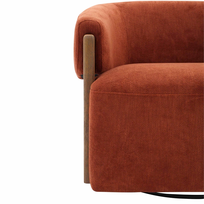 Parker Living Finley Island Rust Swivel Accent Chair