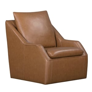 Parker Living Asher Steamboat Ecru Swivel Accent Chair