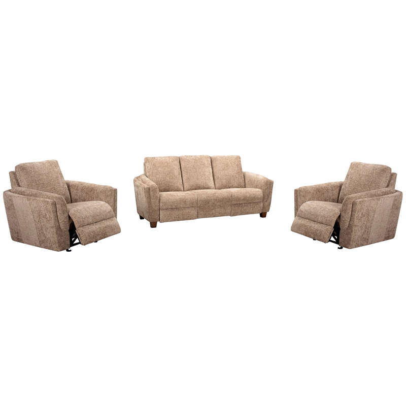 Parker Living Morehead Biscotti Power Glider Recliner Two Pack