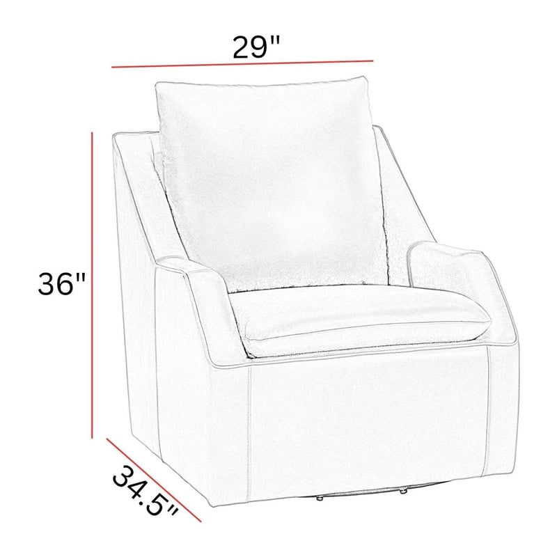 Parker Living Asher Steamboat Marine Swivel Accent Chair