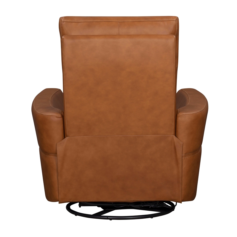 Parker Living Remmington Vintage Caramel Power Swivel Glider Recliner